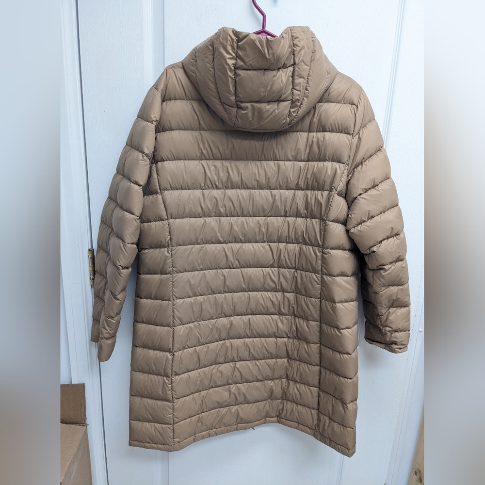 ❄️SIMONS Women's 3/4 Length Down Puffer in Caramel, Size XXL w/Travel Pouch - Picture 3 of 12